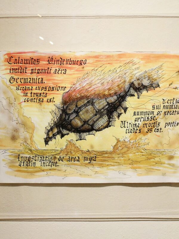 The Tragedy of hindenburg from an original newspaper of the time